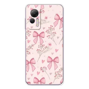 Чехол банты для Ulefone Note 14 (Банты с цветами)