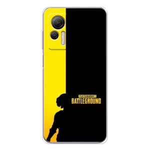 Чехол (TPU) с картинкой "Лого Пабг" на Ноте 14 (Battlegrounds)