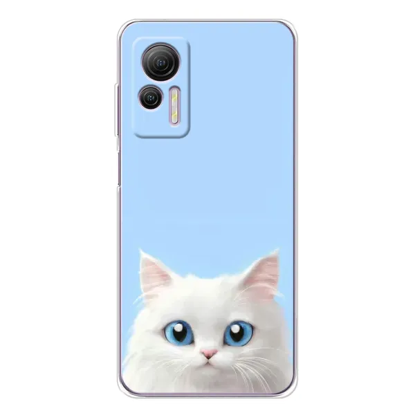 Чехол с рисунком «Белый кот» для Ulefone Note 14 Чехол с рисунком «Белый кот» для Ulefone Note 14