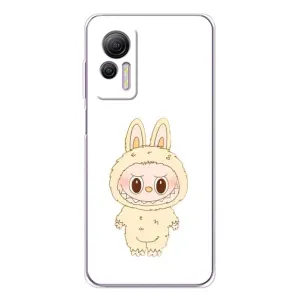 Чехол с принтом Лабубу для Ulefone Note 14 (Бежевый Лабубу)