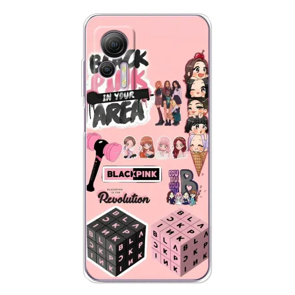 Чехол с рисунком «BLACK PINK коллаж» для Ulefone Note 14 Чехол с рисунком «BLACK PINK коллаж» для Ulefone Note 14