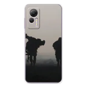 Чехлы на военную тематику для Ulefone Note 14 (Бой солдат)