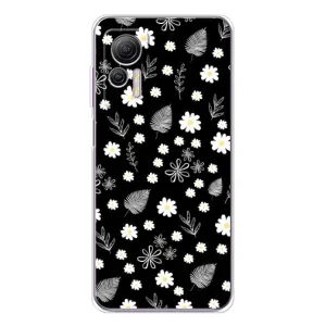 Чехлы с тематикой "ЦВЕТЫ" на Ulefone Note 14 (цветение на чорном)