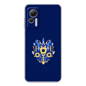 Чехол Укр Символика для Ulefone Note 14 (Цветущий Герб)