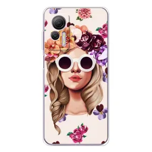 Чехол с картинкой Модные Девчонки Ulefone Note 14 (Девушка в очках)
