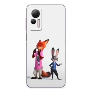 Силиконовый чехол с принтом Зоотрополіс для Ulefone Note 14 (Джуди и Ник)