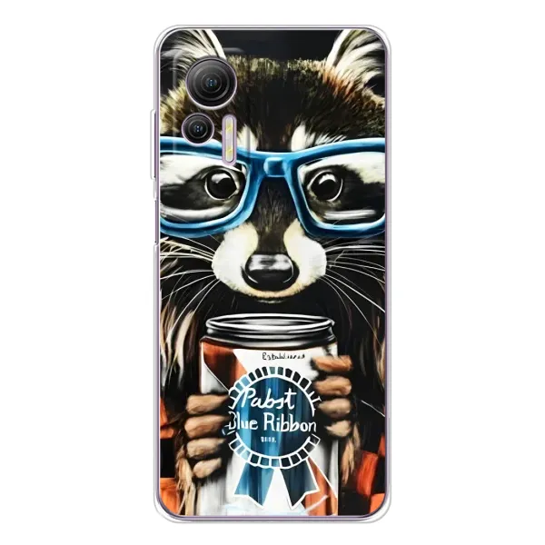 Чохол з малюнком «Єнот в окулярах» для Ulefone Note 14 Чохол з малюнком «Єнот в окулярах» для Ulefone Note 14