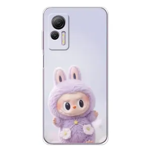 Чехол с принтом Лабубу для Ulefone Note 14 (Фиолетовый Лабубу)