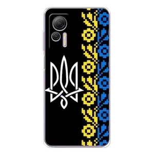 Силиконовый Чехол на Ulefone Note 14 (Герб и вышыванка)