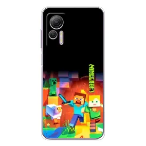 Чехлы для Ulefone Note 14 (Персонажи Майн Крафт) (Герой Майнкрафт)