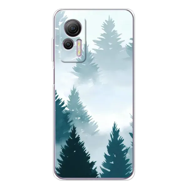Чехол с рисунком «Горный лес» для Ulefone Note 14