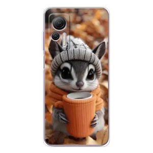 Печатный чехол «Зверята с кофе» для Ulefone Note 14