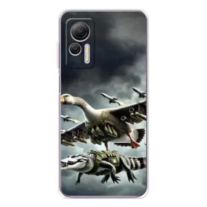 Чехол с мемами тралалело тралала для Ulefone Note 14 (Гусини и крокодило)