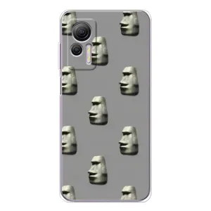 Бампер с принтом Мемы для Ulefone Note 14 (Каменное лицо)