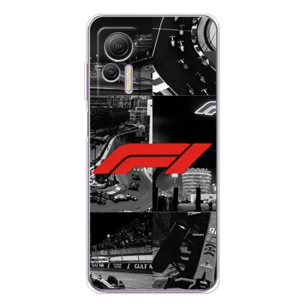 Чехол с рисунком «Коллаж Формула 1» для Ulefone Note 14 Чехол с рисунком «Коллаж Формула 1» для Ulefone Note 14