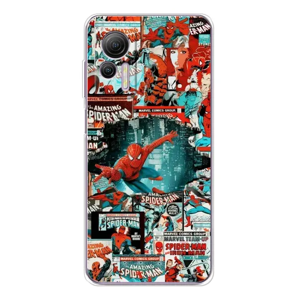 Чехол с рисунком «Комиксы Человек Паук» для Ulefone Note 14 Чехол с рисунком «Комиксы Человек Паук» для Ulefone Note 14
