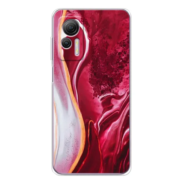 Чехол с рисунком «Красный мрамор» для Ulefone Note 14 Чехол с рисунком «Красный мрамор» для Ulefone Note 14