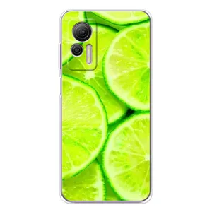 Чехол с изображением вкусной еды для Ulefone Note 14 (Лайм)