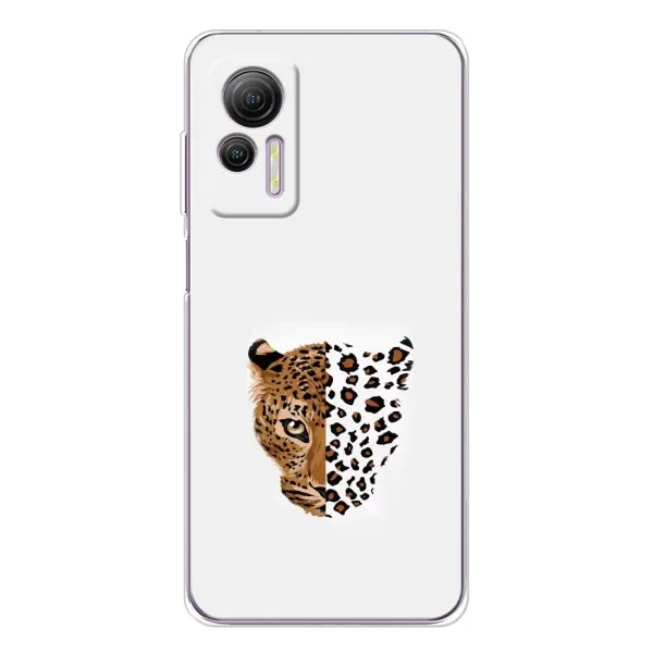 Чехол с рисунком «Леопард на белом» для Ulefone Note 14 Чехол с рисунком «Леопард на белом» для Ulefone Note 14