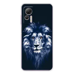 Чохол з картинкою на Ulefone Note 14 (Лев – синій)