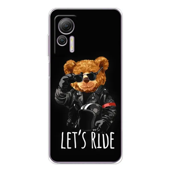Чехол с рисунком «Модный Мишка» для Ulefone Note 14
