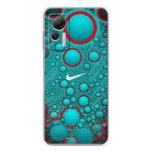 Силиконовый Чехол на Ulefone Note 14 с картинкой Nike (Найк зеленый)