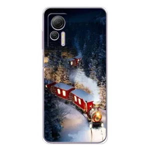 Силиконовый бампер на рождество для Ulefone Note 14 (Поезд)