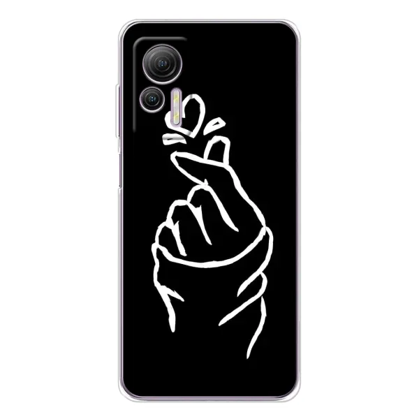 Чехол с рисунком «Сердце на черном» для Ulefone Note 14 Чехол с рисунком «Сердце на черном» для Ulefone Note 14