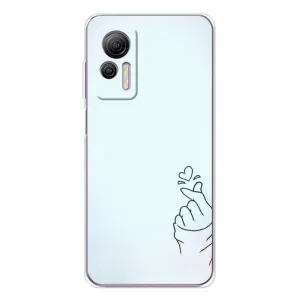 Чохол (Знак сердечка) для Ulefone Note 14 (Сердечко на блакитному)