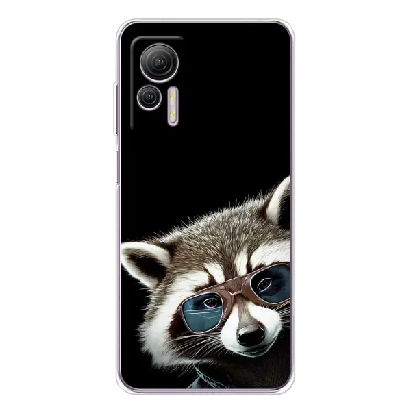 Чохол з малюнком «Стильний Єнот» для Ulefone Note 14 Чохол з малюнком «Стильний Єнот» для Ulefone Note 14