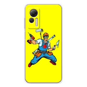 Силіконовий бампер (Працівники) на Ulefone Note 14 (Будівельник)