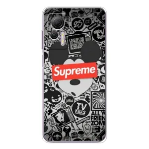 Чохол з Брендами одягу на Ноте 14 (Supreme Маус)