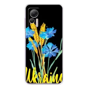 Чехол на Ulefone Note 14 Украинский дизайн (Ukraine в цветочках)