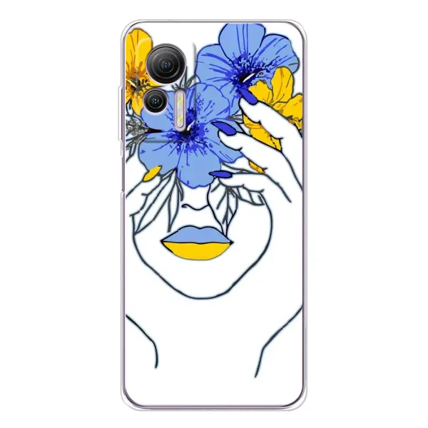 Чехол с рисунком «Украинка на всю голову» для Ulefone Note 14 Чехол с рисунком «Украинка на всю голову» для Ulefone Note 14