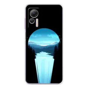 Летний Чехол на Ulefone Note 14 (Синий Водопад)