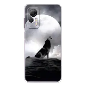 Чохол з Вовком на Ulefone Note 14 (Вовк і місяць)