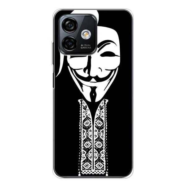 Чехол с рисунком «Анонимус» для Ulefone Note 16 Pro