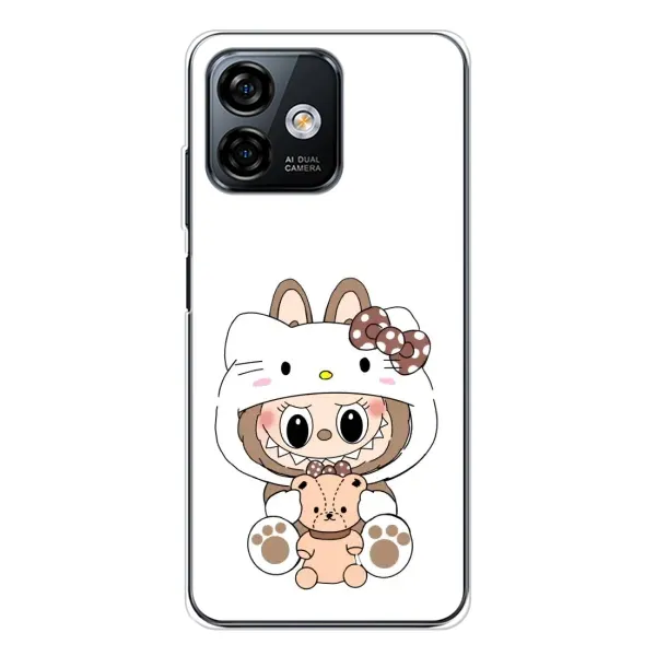 Чохол з малюнком «Білий Лабубу» для Ulefone Note 16 Pro