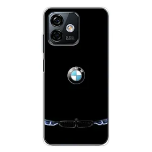 Силиконовый бампер с картинкой машины на Ulefone Note 16 Pro (Черный BMW)