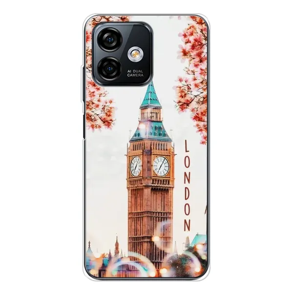 Чехол с рисунком «Часы Лондон» для Ulefone Note 16 Pro