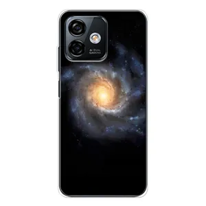 Чохли КОСМОС на Ulefone Note 16 Pro (Чорна дира)