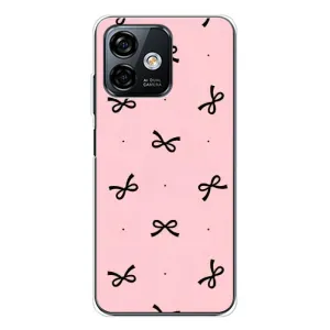 Чохол банти для Ulefone Note 16 Pro (Чорні бантики)