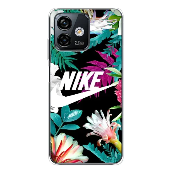 Чохол з малюнком «Квітковий Nike» для Ulefone Note 16 Pro Чохол з малюнком «Квітковий Nike» для Ulefone Note 16 Pro