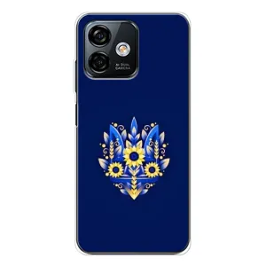 Чехол Укр Символика для Ulefone Note 16 Pro (Цветущий Герб)