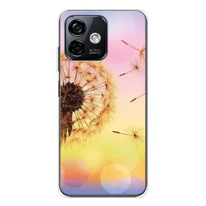 Силиконовый Чехол с одуванчиками на Ulefone Note 16 Pro (Цветок-одуванчик)