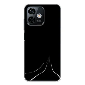 Чехол с картинками на черном фоне для Ulefone Note 16 Pro (Дорога)