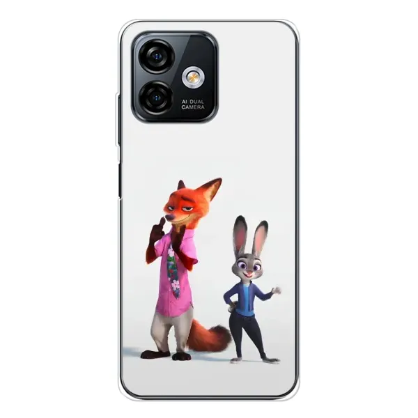 Чехол с рисунком «Джуди и Ник» для Ulefone Note 16 Pro
