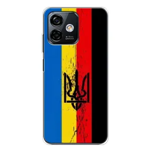 Чехлы УПА (Красно-Чёрный) на Ulefone Note 16 Pro (Флаг УПА)