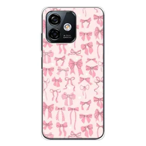 Чохол банти для Ulefone Note 16 Pro (Фон бантики)