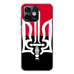 Чехлы УПА (Красно-Чёрный) на Ulefone Note 16 Pro (Герб Украины)